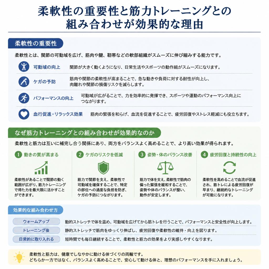 4. 柔軟性の向上とその効果