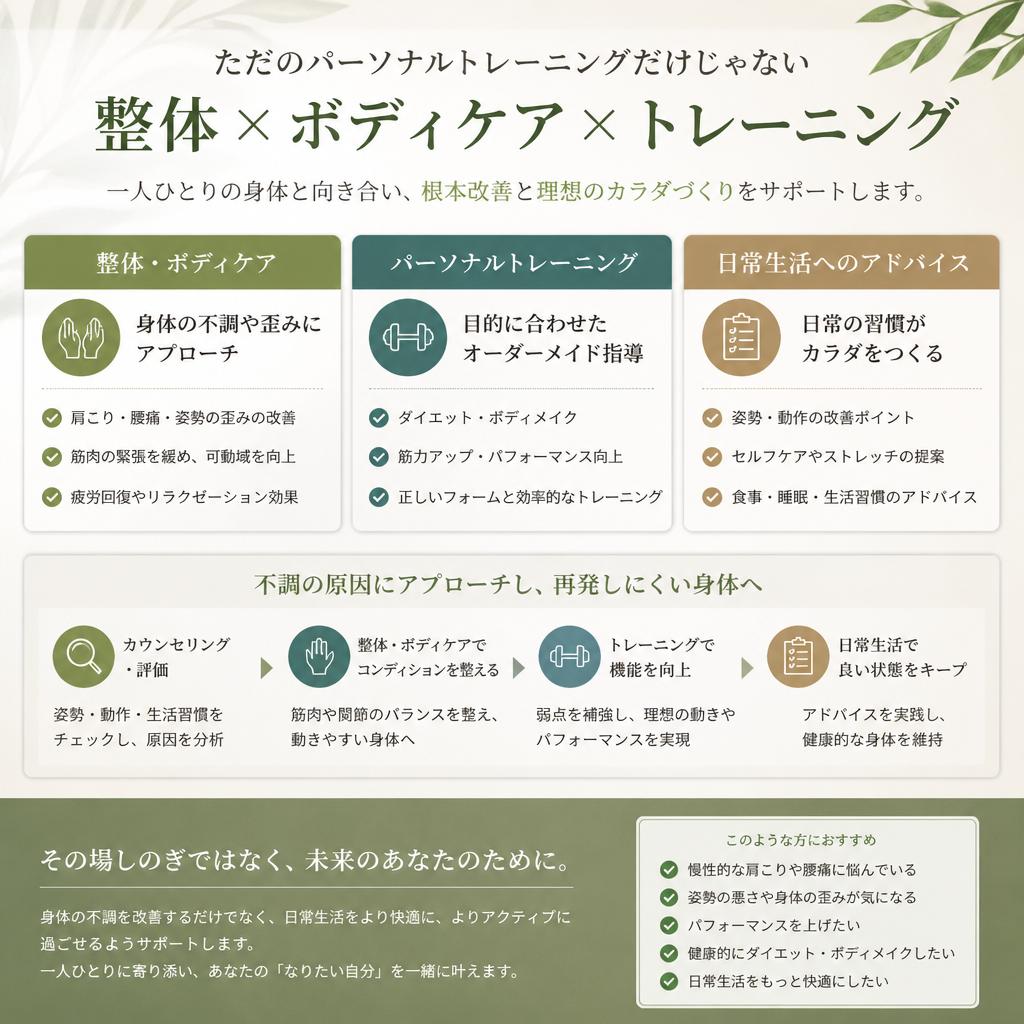 健康面への配慮
